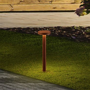 Nova Luce Mood - tuinpaal - Ø 11 x 40 cm - 5W LED incl. - IP65 - corten