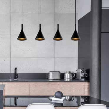 Lucide Gipsy - hanglamp - 120 x 17 x 159 cm - zwart