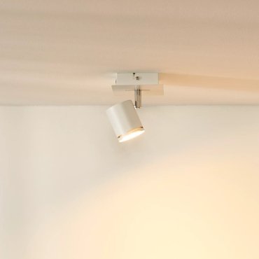 Lucide Rilou - opbouwspot - 10 x 10 x 12 cm - 4,5W dimbare LED incl. - wit