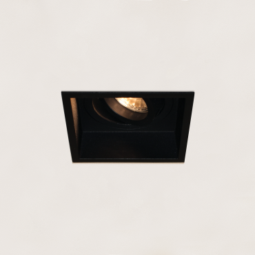 Artdelight Rex - inbouwspot - 92 x 92 mm, 83 x 83 mm inbouwmaat - zwart