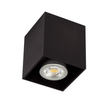 VK Simio Square - opbouwspot - 8,2 x 8,2 x 9,5 cm - zwart