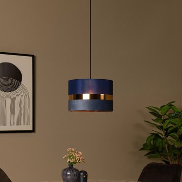 Lucide Extravaganza Tusse - hanglamp - Ø 30 x 152,5 cm - blauw