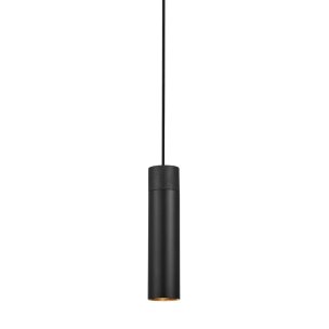 SHOWROOMMODEL - Tilo Pendant Black + 3-Fase Railadapter – Hanglamp voor Railsysteem – Zwart