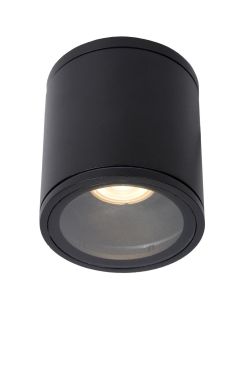 Lucide Aven - opbouwspot - Ø 9 x 10 cm - IP65 - zwart