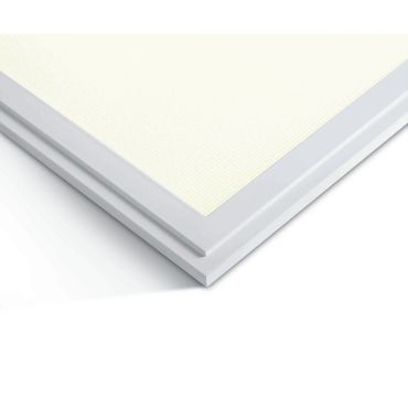 ONE Light Square UGR17 &amp; UGR19 Office Panels - inbouw plafond/hanglamp - 59,5 x 59,5 x 2,9 cm - 40W LED incl. - wit - warm witte lichtkleur