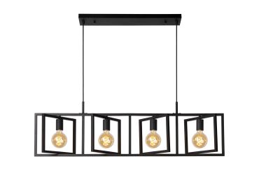 Lichtkoning Apollo - hanglamp - 112 x 7 x 165 cm - zwart