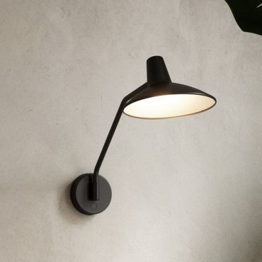 Design for the People Darci - wandverlichting met schakelaar - 55 x 11 x 36,5 cm - zwart