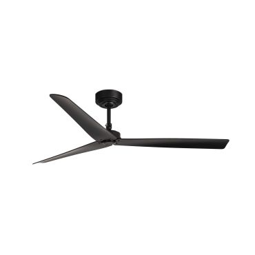 Faro Milos - plafondventilator met afstandsbediening - Ø 132 cm - mat zwart