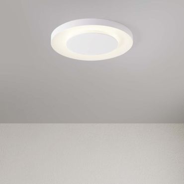 Nova Luce Pada - plafondlamp - Ø 60 x 5 cm - 37W dimbare LED incl. - zandwit
