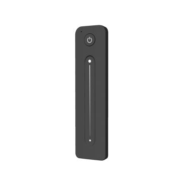 Lichtkoning - Ultradunne afstandsbediening met touch slide - 13,9 x 3,6 x 1,1 cm - zwart