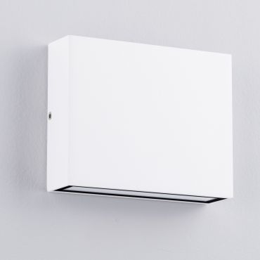 Nova Luce Tick - buiten wandverlichting - 11,5 x 9 x 3 cm - 7W LED incl. - IP54 - zandwit