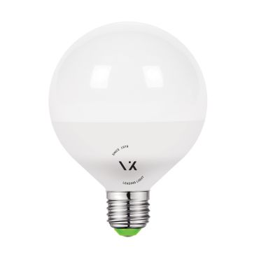 VK Lighting LED lamp - Ø 9,5 x 13,3 cm - E27 - 11W niet dimbaar - 3000K - opaal