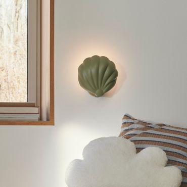 Nordlux Konchi - wandverlichting - 20 x 20,5 x 10,5 cm - groen