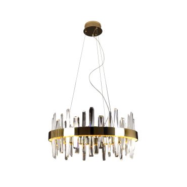 Maxlight Prince - luster - Ø 60 x 150 cm - 31W LED incl. - goud