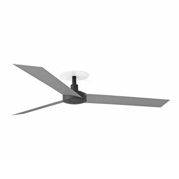 Faro Cruiser L - plafondventilator met inbouwrozet - Ø 132 cm - mat zwart en aluminium