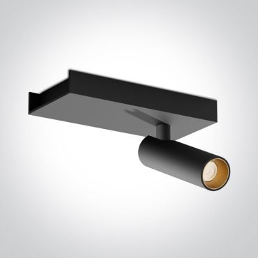 ONE Light Wall &amp; Ceiling LED - opbouwspot 1L - 15 x 7 x 10 cm - 5W LED incl. - zwart