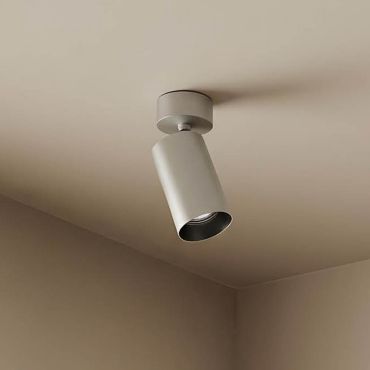 Faro Stan - opbouwspot 1L - Ø 6 x 13,1 cm - aluminum