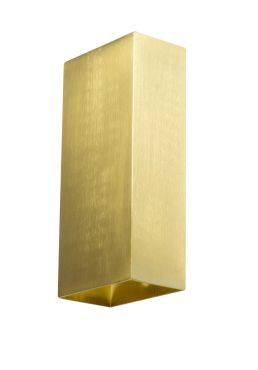 ETH David - wandlamp - 11,7 x 7,7 x 24,3 cm - messing