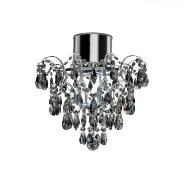 Searchlight Bathroom - badkamer kroonluchter - Ø 36 x 38 cm - IP44 - chroom