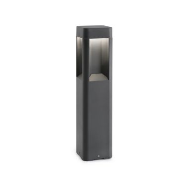 Faro Naya - tuinpaal - 12 x 12 x 50 cm - 8W LED incl. - IP65 - donkergrijs