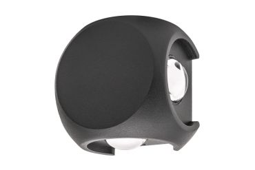 Integral LED Havana - buiten wandlamp - 8,16 x 5,05 x 8,16 cm - 8W LED incl. - IP54 - antraciet