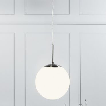 Nordlux Cafe - hanglamp - Ø 30 x 224 cm - opaal wit