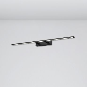 Nova Luce Livia - wandverlichting - 96 x 14 x 6 cm - 30W LED incl. - IP44 - zwart