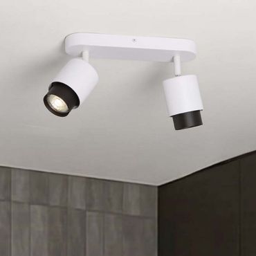 Nova Luce Ison - opbouwspot 2L - 40 x 17 x 14 cm - zandwit