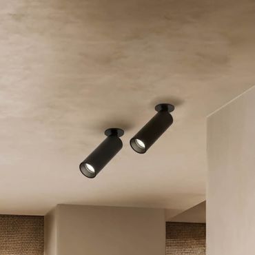 Faro Stan Slim - inbouwspot - Ø 4,2 x 13,1 cm - Ø 38 mm inbouwmaat - zwart
