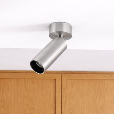 Faro Stan Slim - opbouwspot 1L - Ø 4,2 x 16,1 cm - aluminium