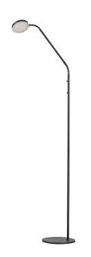 ETH Duuk - vloerlamp - Ø 11,5 x 166 cm - 8W dimbare LED incl. - dim to warm - zwart