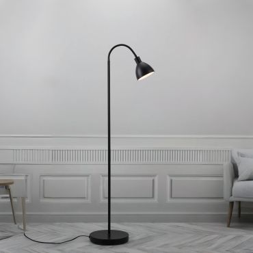 Nordlux Ray - staanlamp - 155 cm - zwart