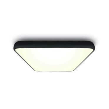 ONE Light LED Slim Line Plafo - plafondverlichting - 64 x 64 x 9 cm - 62W LED incl. - zwart