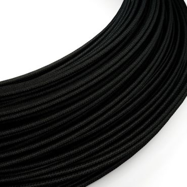 Creative Cables - textielsnoer voor max. 48V en 2A - per 100 cm - zwart