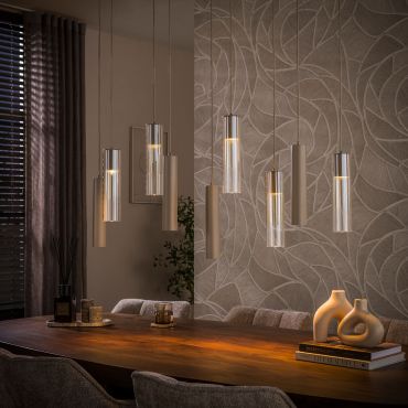 Vico Lungo - hanglamp - 109 x 18 x 150 cm - beige