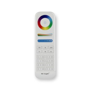KLUS 8-zone afstandsbediening - RGB+CCT ledstrips - wit