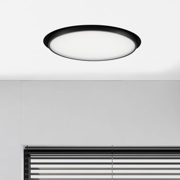Nova Luce Perfect Profile Trimless - inbouwspot op afstandsbediening (incl.) - Ø 600 mm, 670 mm inbouwmaat - 40W dimbare LED incl. - 2700K-6000K - zwart