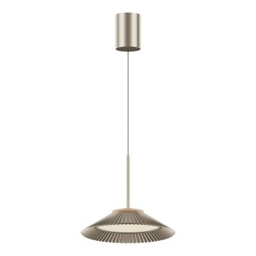 VK Lighting Amelie - hanglamp - Ø 30 x 325,2 cm - 18W dimbare LED incl. - champagne goud