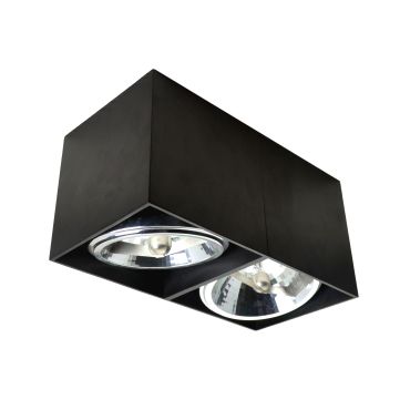 SHOWROOMMODEL - Zuma Line Box SL2 - opbouwspot 2L - 24 x 12 x 12 cm - zwart