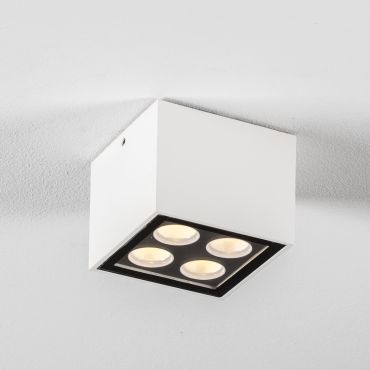 Nova Luce Jax - buiten plafondverlichting - 8 x 6,5 x 8 cm - 8W LED incl. - IP54 - zandwit