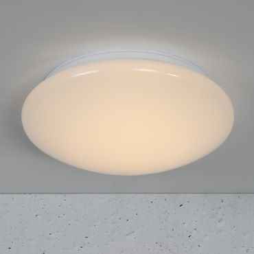 Nordlux Montone - badkamer plafondverlichting - Ø 25 x 8 cm - 8W LED incl. - IP44 - wit