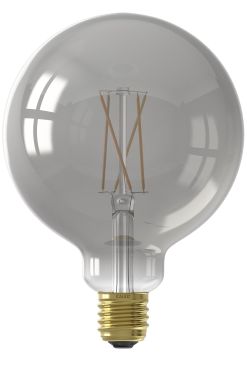 TWEEDEKANS - Calex Smart LED lamp - Ø 12,5 x 17,8 cm - E27 - 7W - dimfunctie via app - 1800K - gerookt