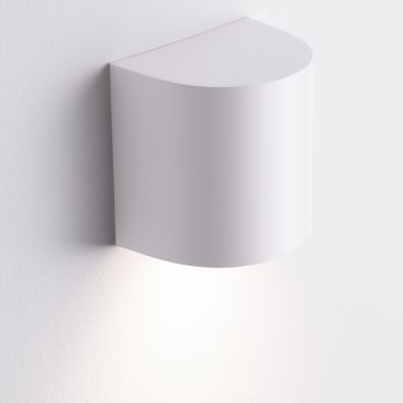 Nova Luce York - buiten wandverlichting - 11 x 11 x 8,5 cm - IP65 - zandwit