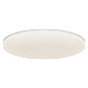 Nordlux Vic - plafondlamp - Ø 22 x 4 cm - 18W LED incl. - IP21 - wit - witte lichtkleur (4000K)