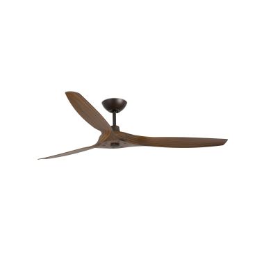 Faro Morea - plafondventilator met afstandsbediening met timer - Ø 152 cm - donker bruin