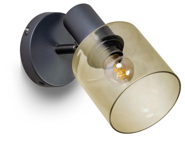 ETH Sledge Glass - wandlamp - Ø 30 x 21 cm - groen