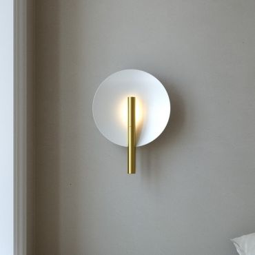 Design For The People Furiko - wandlamp - 31,6 x 42,3 cm - geborsteld messing