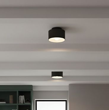 VK Lighting Eos - opbouwspot - Ø 13 x 9 cm  - zwart