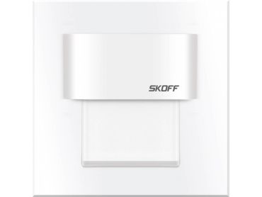 Skoff Tango Mini LED - inbouw wandverlichting - 60 x 60 mm - 0,4W LED incl. - 10Vdc - wit - 4000K