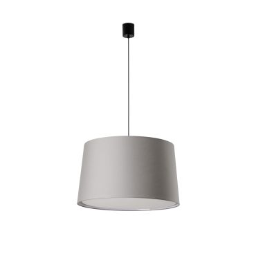Faro Windsor S - hanglamp - Ø 64 x 37,5 cm - mat zwart en grijs